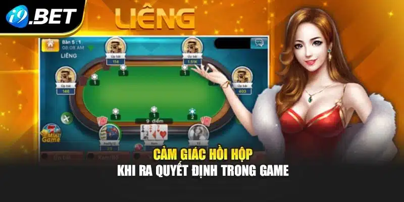 Cảm giác hồi hộp khi ra quyết định trong game